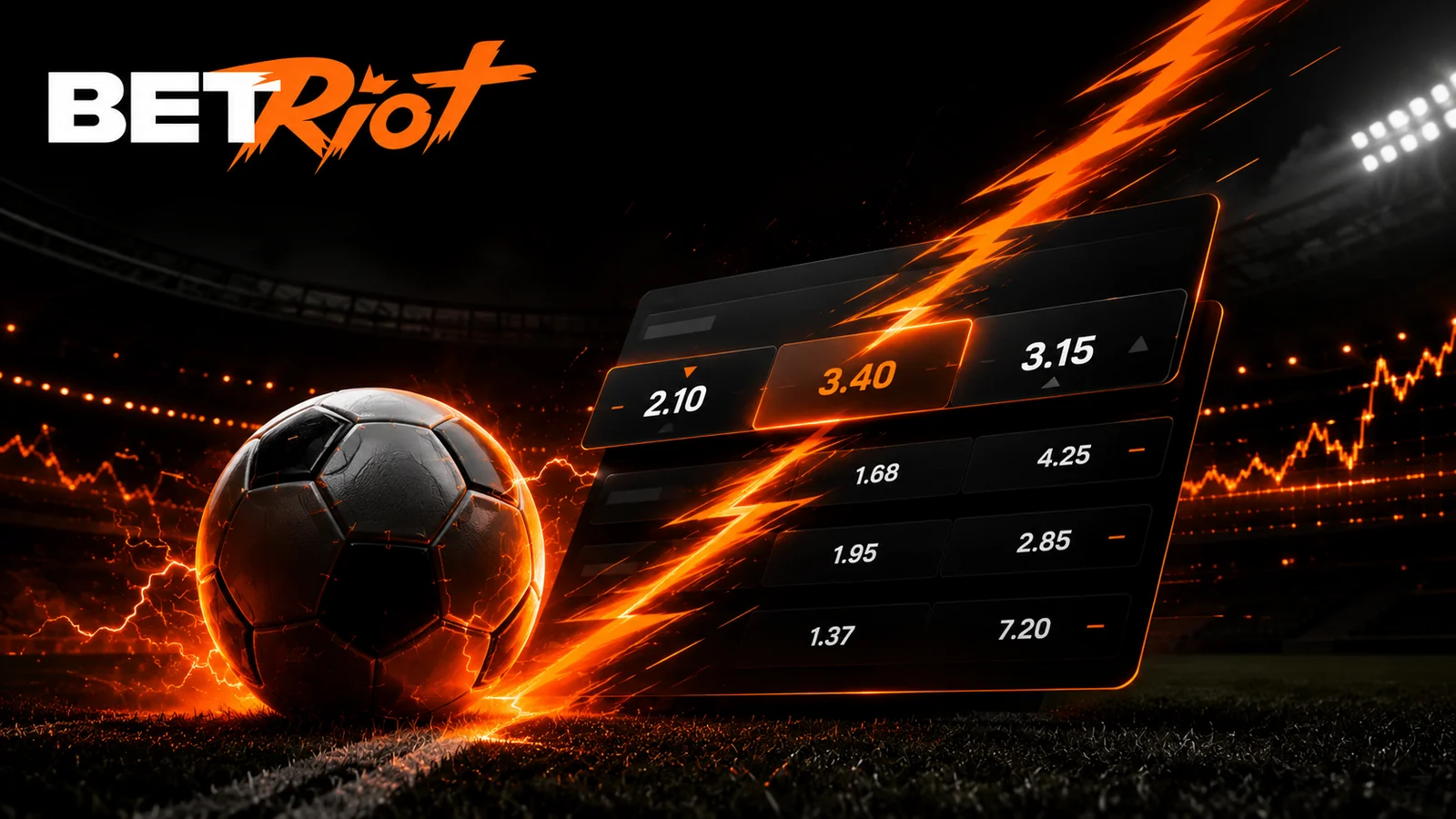 BetRiot Sportwetten Fußball mit Live-Quoten im Stadion und Bundesliga-Fokus